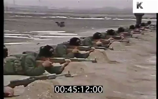 70年代初解放军进行的训练