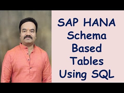 SAP HANA Schema based Table