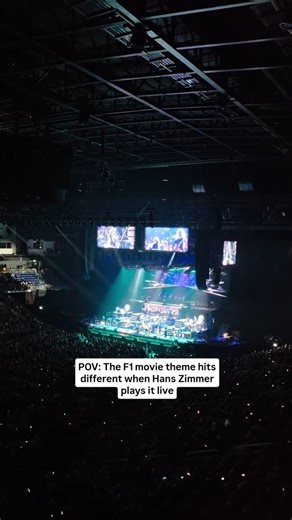 POV: The F1 movie theme hits different when Hans Zimmer plays it live #shorts #F1#HansZimmer #live