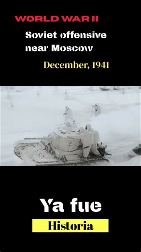 The Soviet Offensive that Saved Moscow (1941) #ww2 #history #shorts