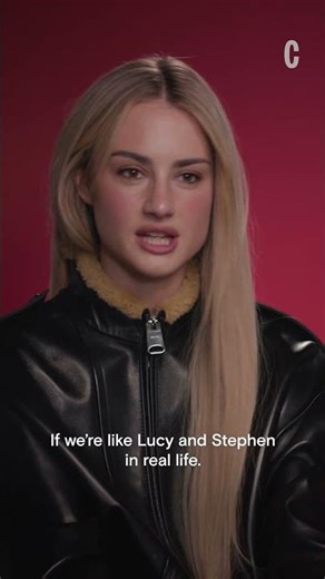 Grace Van Patten & Jackson White Think This Press Question is Boring | Cosmopolitan