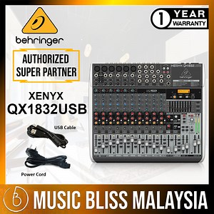 Behringer XENYX QX1832USB Mixer with USB and Effects