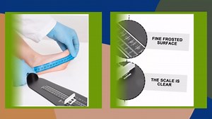 2pcs Foot Measurement Device Shoe Measurer Ruler for Adults Boy Girl Accurate Foot Measuring Tool with Scale Lightweight Portable for Home and Shoe Stores