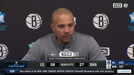 Coach Fernández evaluates Nets defense vs. Warriors, Dëmin's improvement and expectations, and more. | YES Network