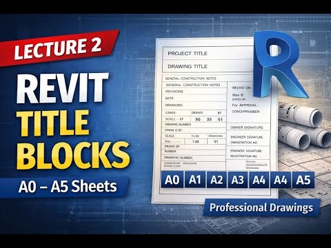 Revit - Creating Professional Title Blocks in Revit Part 1