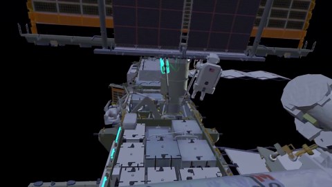 Spacewalkers Installed New Roll Out Solar Array On Space Station In Animation