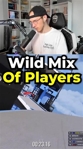 Wild Mix of Players In This Match🤭 #trackmania #granady #shorts
