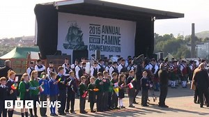 Irish Famine: Newry hosts first Northern Ireland commemoration ceremony