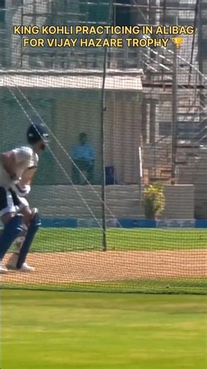 కోహ్లీ preparing for vijay hazare trophy #viratkohli #vijayhazaretrophy #kohlipractice #ipl2026