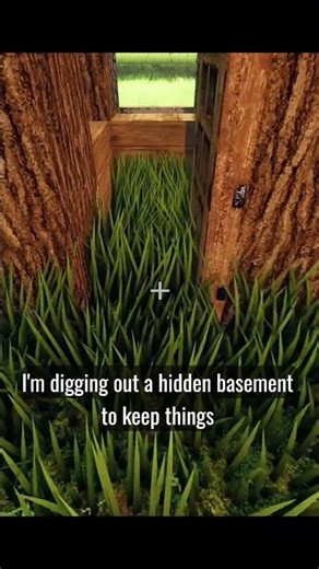 How to Build a Secret Hidden Base in Minecraft! 🌿🤫