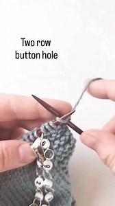 1.5K views · 26 reactions | Have you ever needed a simple way to make a button hole? Try this simple two row button hole! Bind off the number of stitches just wide enough to fit your button. Then on the next row, cast on the same number of stitches. And this button hole is the perfect size for a penguin button! Double tap if you're going to give this button hole method a try  | Twice Sheared Sheep | Facebook