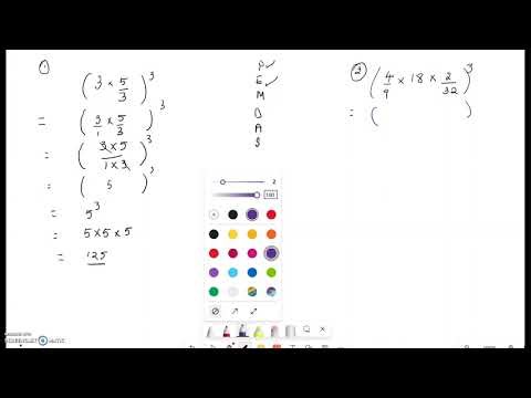 Chapter2 Fractions, Order of Operations Examples
