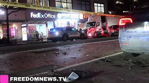 BREAKING: One Person is dead after Out-of-Control Speeding Driver Slams Into Crowd of People, Cyclists, and Multiple Vehicles outside of Apollo Theater in Harlem.One pedestrian was killed and another critically injured after a speeding SUV plowed into people, cyclists, and multiple vehicles near the Apollo Theater Thursday night, according to police. The crash happened around 8 p.m. at West 125th Street and Frederick Douglass Boulevard, where authorities say a red Hyundai Tucson driven by a 49-y