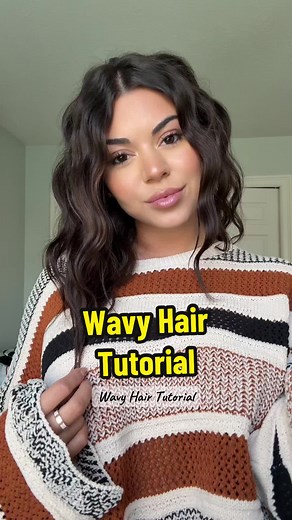 How I do my wavy hair! :) Absolutely love this tool, its so quick & easy 🤎✨