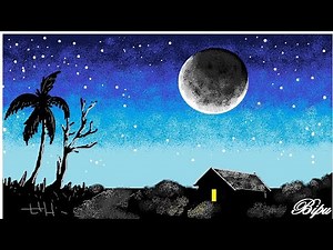 How to paint in computer| microsoft paint tutorial | ms paint | computer drawing | scenery drawing