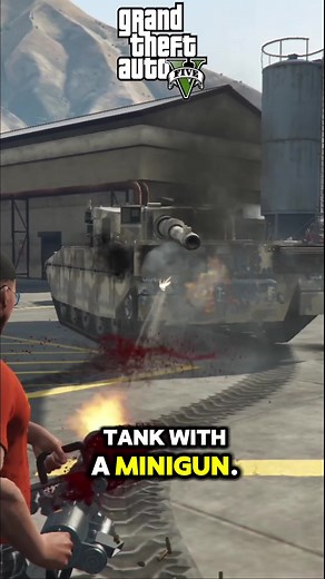 Shooting a Tank with a Minigun in GTA Games Explained