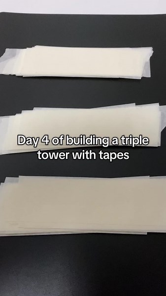 Tripple Tape Tower on TikTok