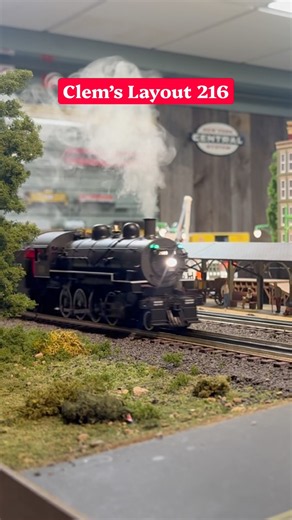 Clem’s Layout 216 #train #railvlogger #railroad #railwaycontent #railtrack #railway #trainset