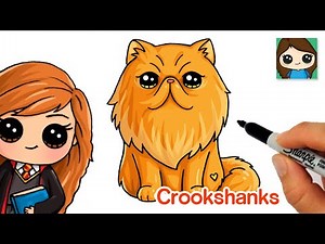 How to Draw Crookshanks | Hermione's Cat from Harry Potter
