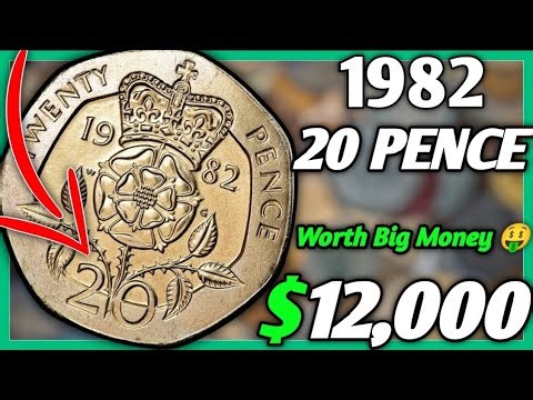1982 UK 20 PENCE RARE COINS WORTH THOUSAND OF DOLLAR