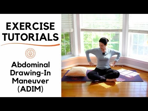 How to Perform the Abdominal Drawing-In Maneuver (ADIM) | Exercise Tutorial