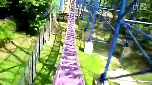 【高清晰】美国六旗新英格兰乐园Bizarro（逆反超人）MEGA过山车POV