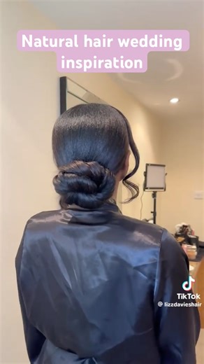 Would you wear your natural hair for your wedding? #wedding #weddinghairstyles #naturalhair