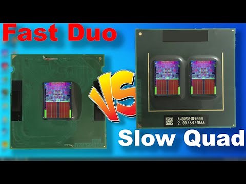 Fast Duo or Slow Quad? - E8500 vs Q6600 - Which is faster? Intel Core2duo vs Core2Quad