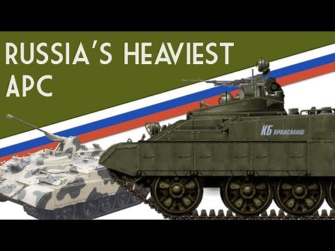 Russia's Heaviest APC | BTR-T Modern Russian T-55 Based APC