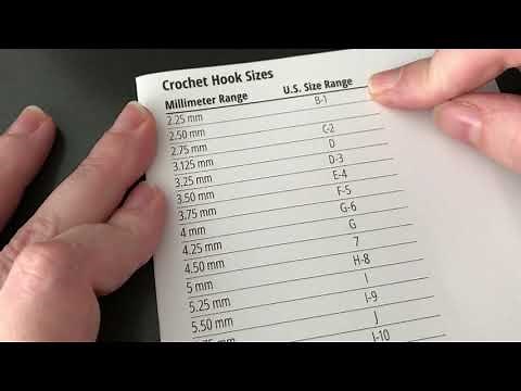 understanding crochet hook sizes