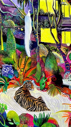 Kate Morgan Studio | Oh no! As my video posted without sound earlier, here we go again… 😂 This is a little fly through, bringing my painting, “Night Life” to... | Instagram