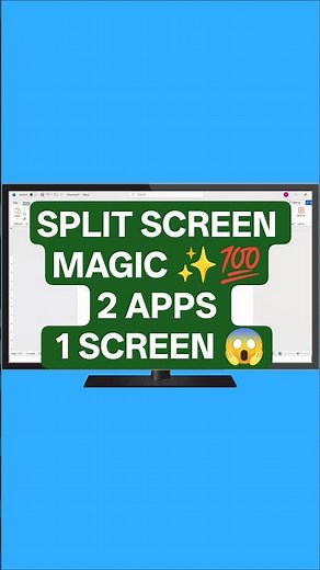 This Split Screen Shortcut Saves So Much Time 😱 #shortsfeed #shortvideo #viralvideo