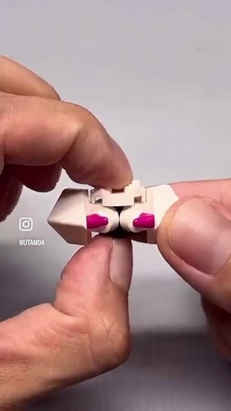 lego Angel Mech head tutorial #lego #bionicle #legobuild #bioniclemoc