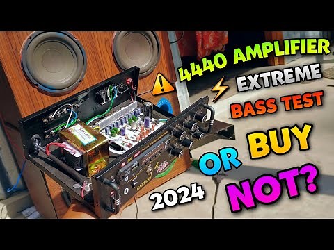 Extreme Overload Test 4440 Amplifier.. | New Model 4440 Amplifier Review With Sound Test | LA4440