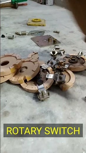 Inside A Rotary Switch | Working Principle | Electrical Switch #machines #electricalengineering