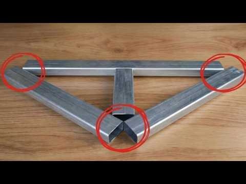 Genius Tip! Make Precise Angle Joints for Steel Frames - 99% of Welders Don't Know!