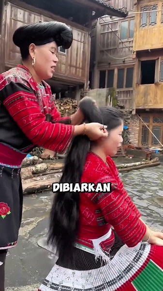 The Secret of the Long Hair of the Red Yau Tribe in China