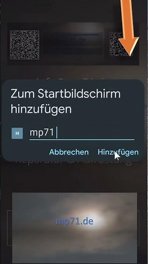 Website as an app on your smartphone: Create the shortcut on your home screen!