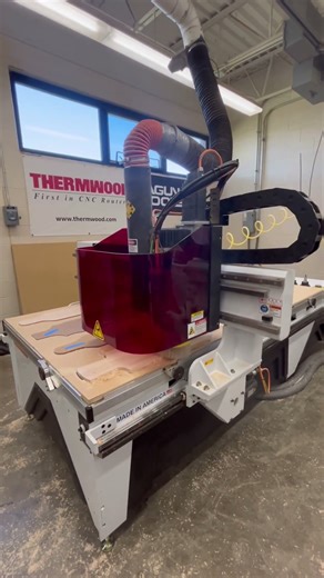 CNC Router Engraves Longboard Template