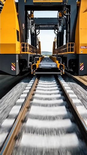 Power & Precision: Watch the Future of Rail Construction Automation in Action!