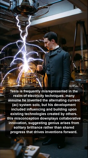 Discover how Nikola Tesla's contributions to the alternating current system were collaborative, challenging the myth of solitary genius and highlighting the importance of shared innovation in technological advancements. | Nikola Tesla Pioneer