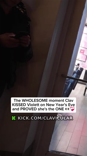 The WHOLESOME moment Clav KISSED Violett on New Year's Eve and PROVED she's the ONE 👀❤️‍🩹 #clavicular