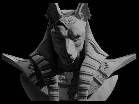Modelling and Sculpting-Anubis