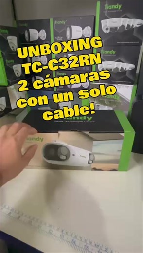 2 camaras en 1 ahorra hasta el 50% en infraestructura y mano de obra, lleva dos camaras en un solo cuerpo con tiandy. no más cables ni cajas innecesarias, con tiandy cuidas tu bolsillo @Racer Plus @Tiandy Technology @David ortiz #tiandy