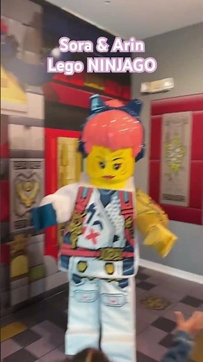 Lego Ninjago Sora & Arin at Legoland Florida! #legolandflorida #ninjago #legoninjagomovie #lego