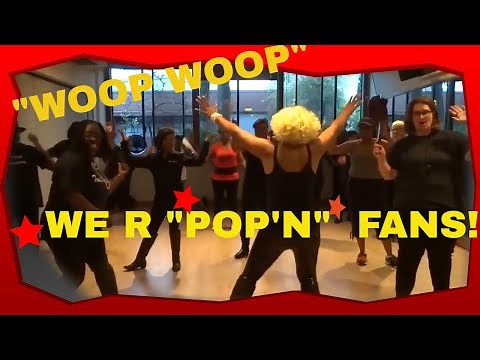 WOOP WOOP LINE DANCE , performance by the Chocolate Platinum " Soul Line Dancers" (LOST FOOTAGE)