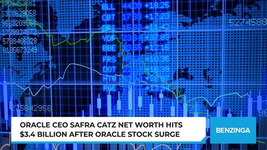 Oracle CEO Safra Catz Net Worth Hits $3.4 Billion After Oracle Stock Surge
