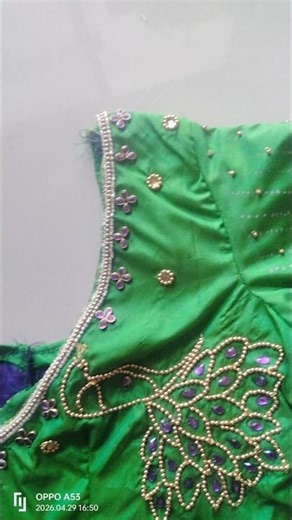 Ari work blouse design #stitching #handmade #Ari work # blouse #ytshorts