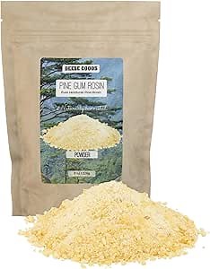 Deese Goods Pine Rosin Powder 8 oz for Beeswax Wrap Making | Our most finely ground pine rosin for makers, athletes, and creative projects.