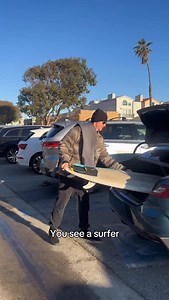 A surfer parks in a handicap spot. Do you call him out or let it slide? ⬇️ | Thatsurfguy